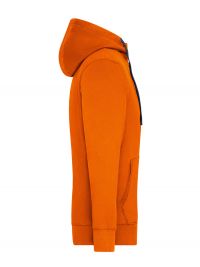 Herren Zip-Jacke Orange